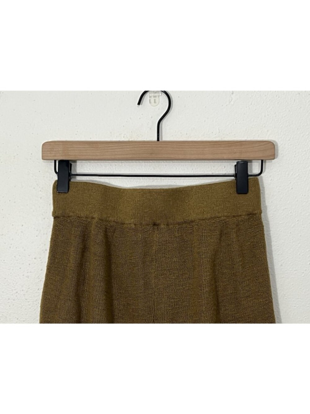 Free People Beach Brown Mustard Yellow Knit Shorts Size Small Pull On - Picture 5 of 12